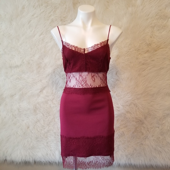 Topshop Mini Lace Dress - Picture 1 of 4